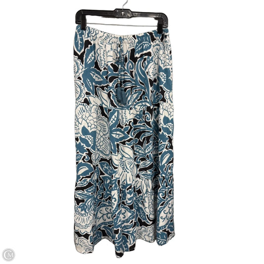 Skirt Maxi By Club Z In Blue & White, Size: Xl