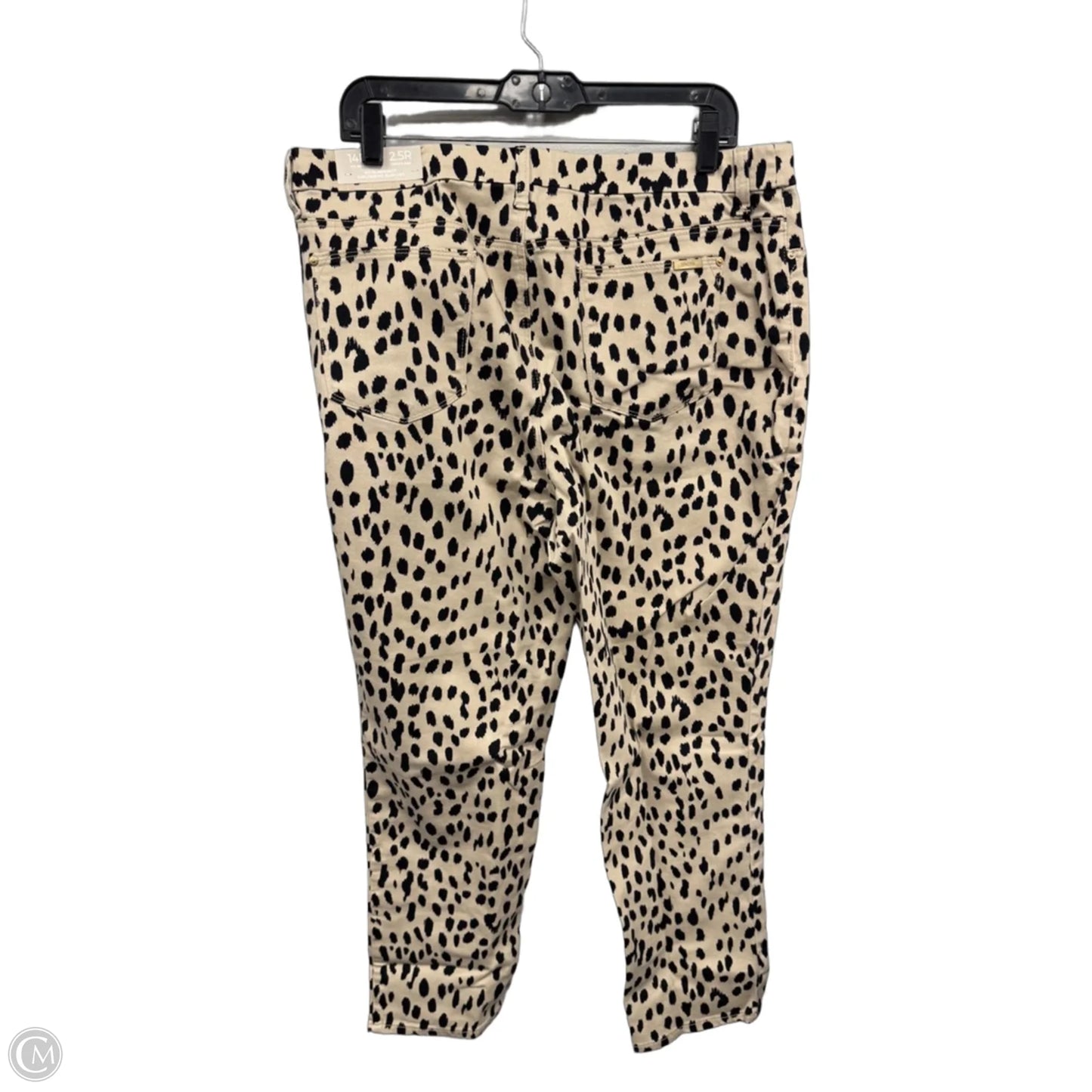 Jeans Straight By Chicos In Animal Print, Size: 14