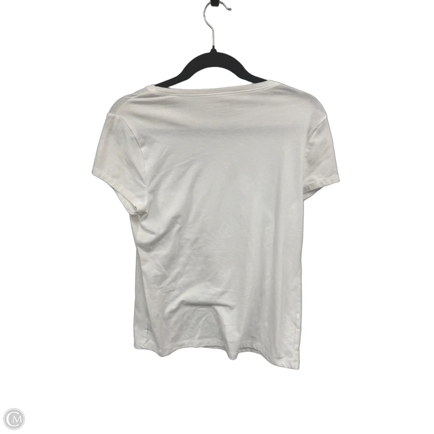 Top Short Sleeve Basic By No Boundaries In White, Size: M