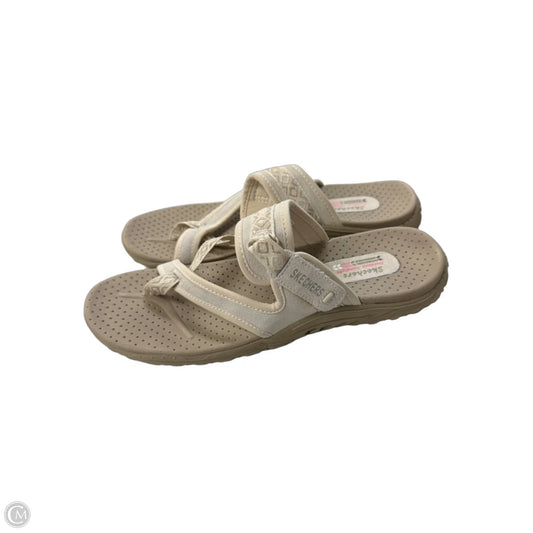 Sandals Sport By Skechers In Cream, Size: 12