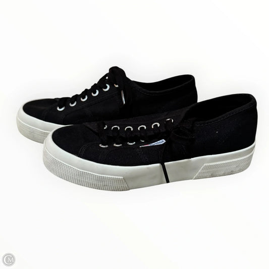 Shoes Sneakers By Superga In Black, Size: 8.5