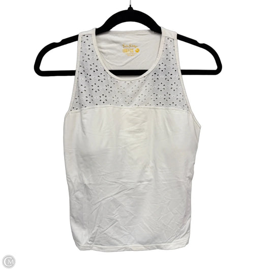 Tank Top Designer By Lilly Pulitzer In White, Size: M