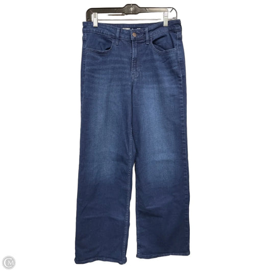 Jeans Wide Leg By Old Navy In Blue Denim, Size: 8