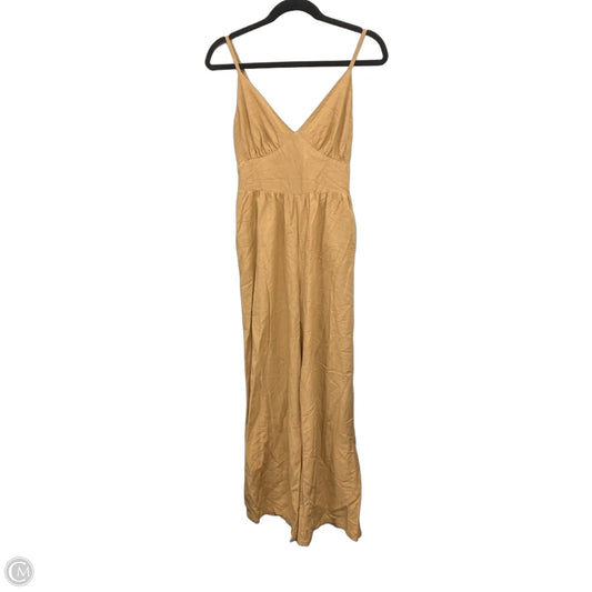 Jumpsuit By Japna In Tan, Size: M