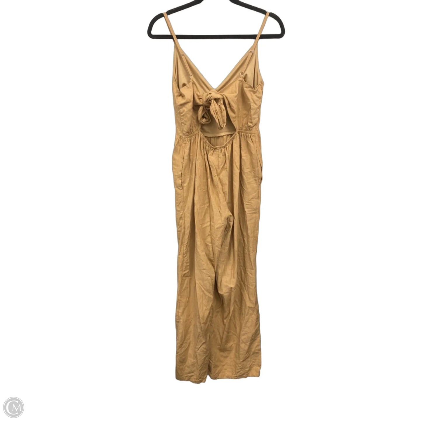 Jumpsuit By Japna In Tan, Size: M