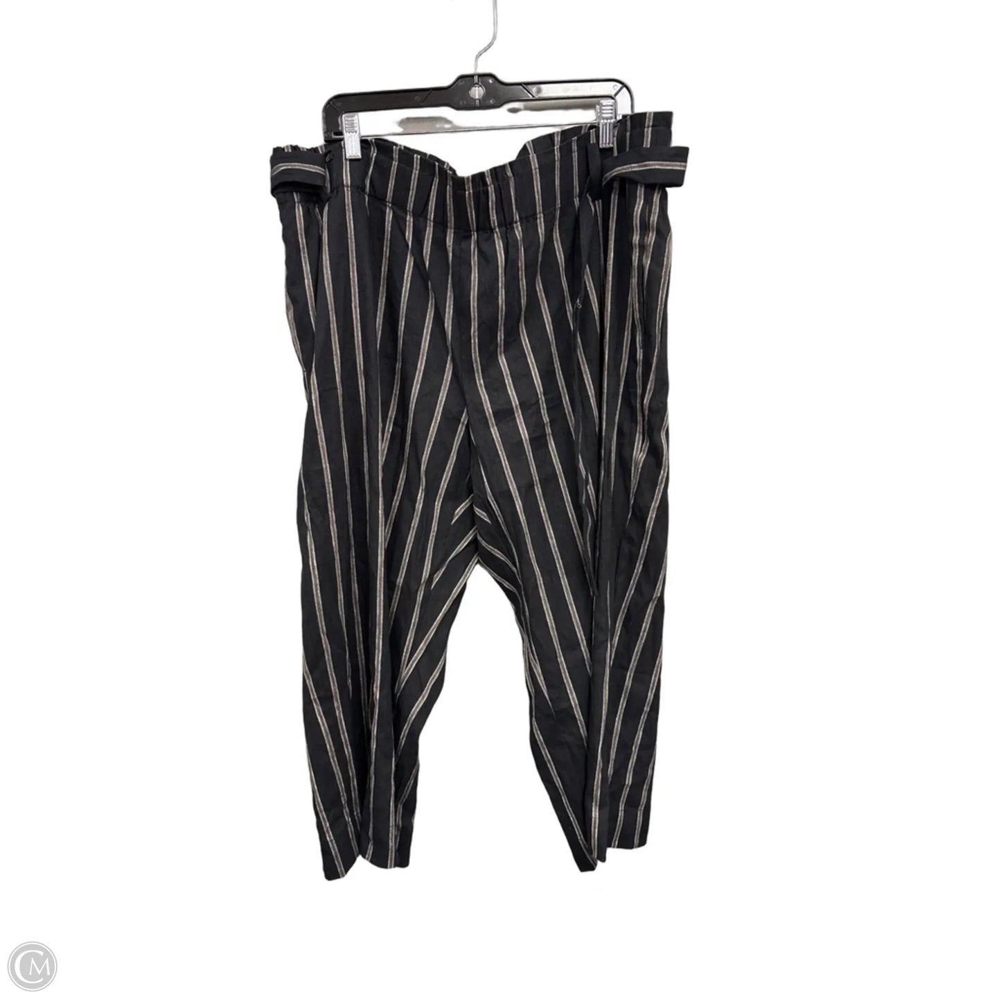 Pants Wide Leg By J. Jill In Black & Tan, Size: 3x