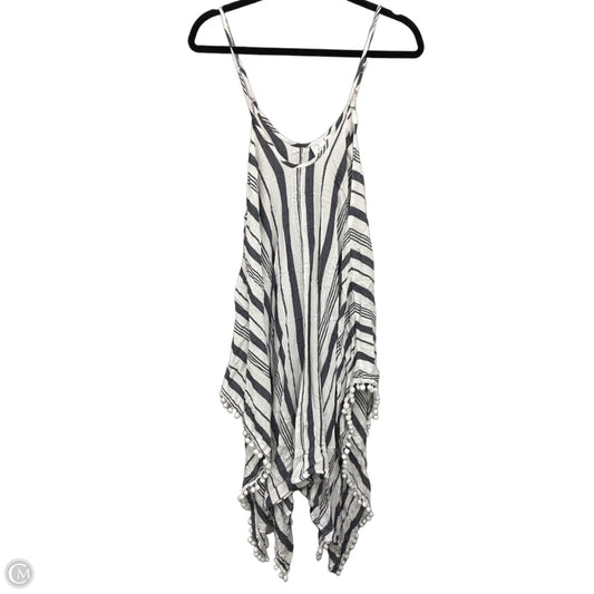 Swimwear Cover-up By Japna In Grey & White, Size: L
