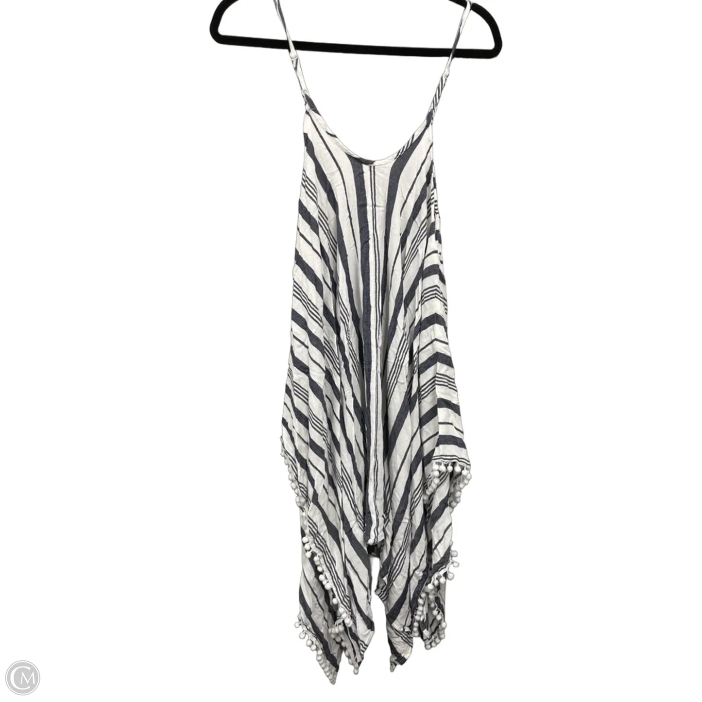 Swimwear Cover-up By Japna In Grey & White, Size: L