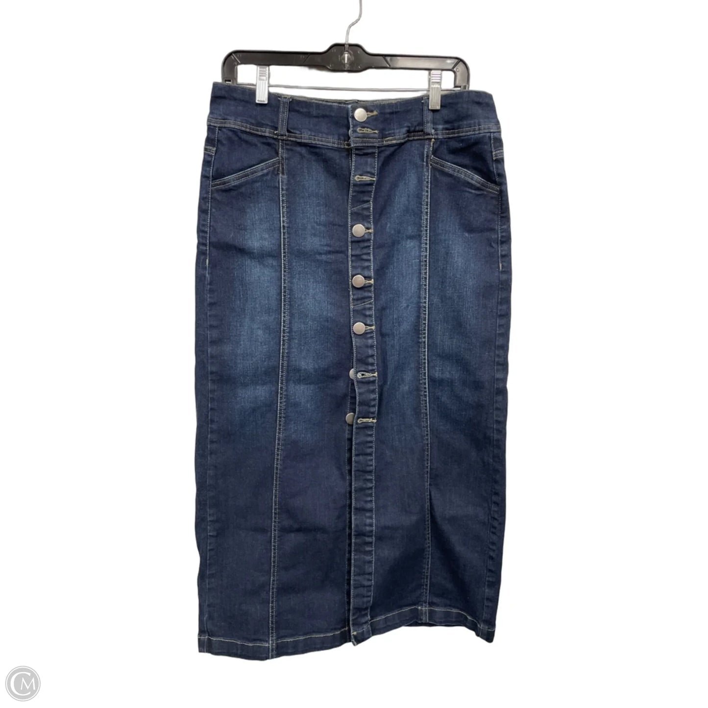 Skirt Maxi By Style And Company In Blue Denim, Size: 6