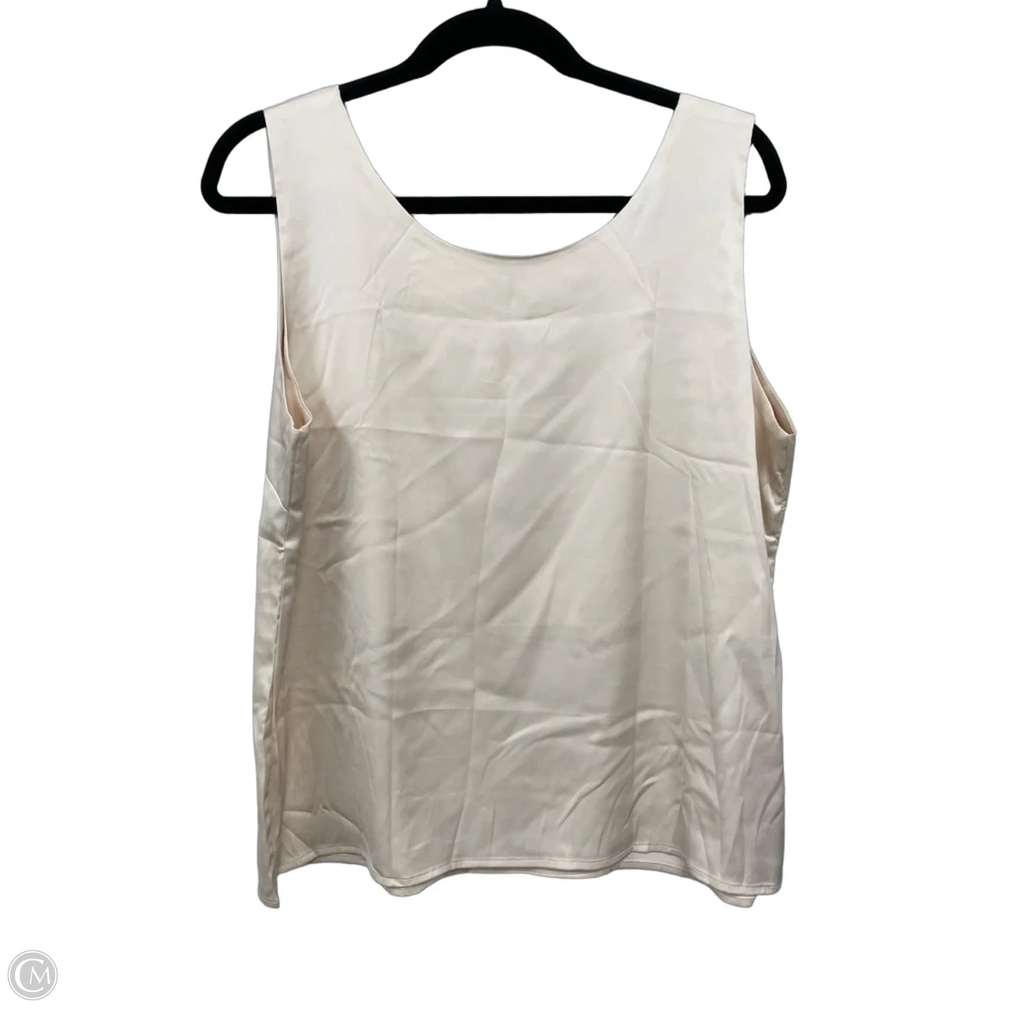 Top Sleeveless By Cme In Cream, Size: L