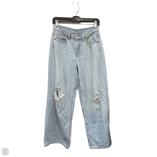 Jeans Wide Leg By Old Navy In Blue Denim, Size: 0