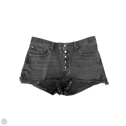 Shorts By Levis In Black Denim, Size: 12