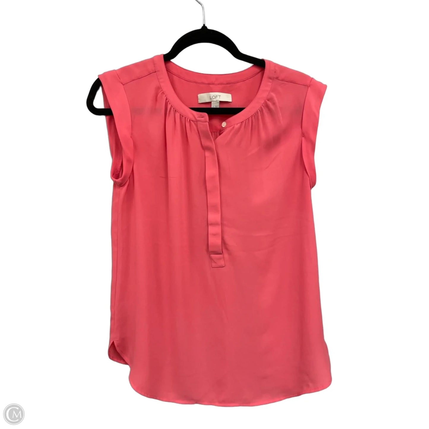 Blouse Sleeveless By Loft In Peach, Size: S