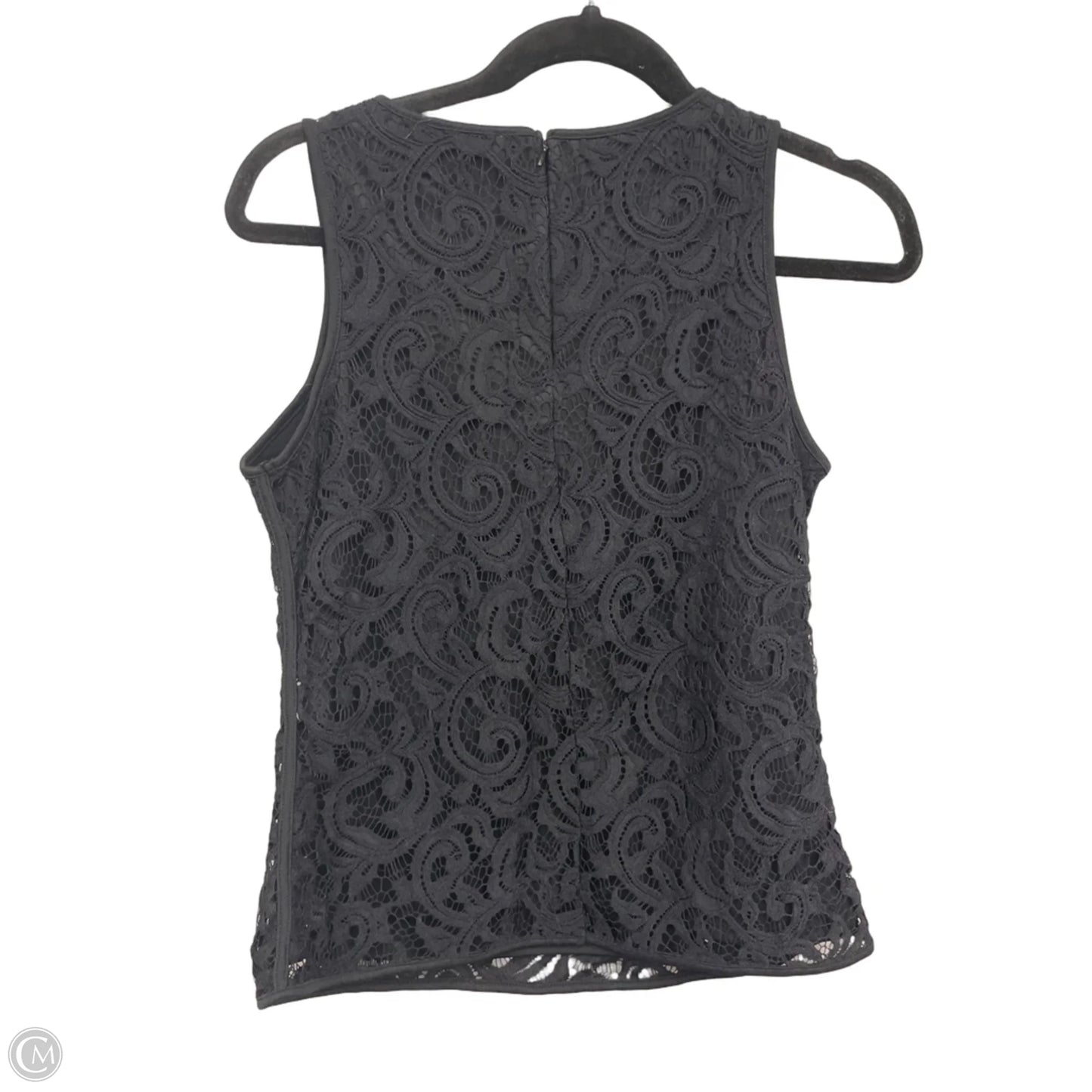 Top Sleeveless By Adrianna Papell In Black, Size: S