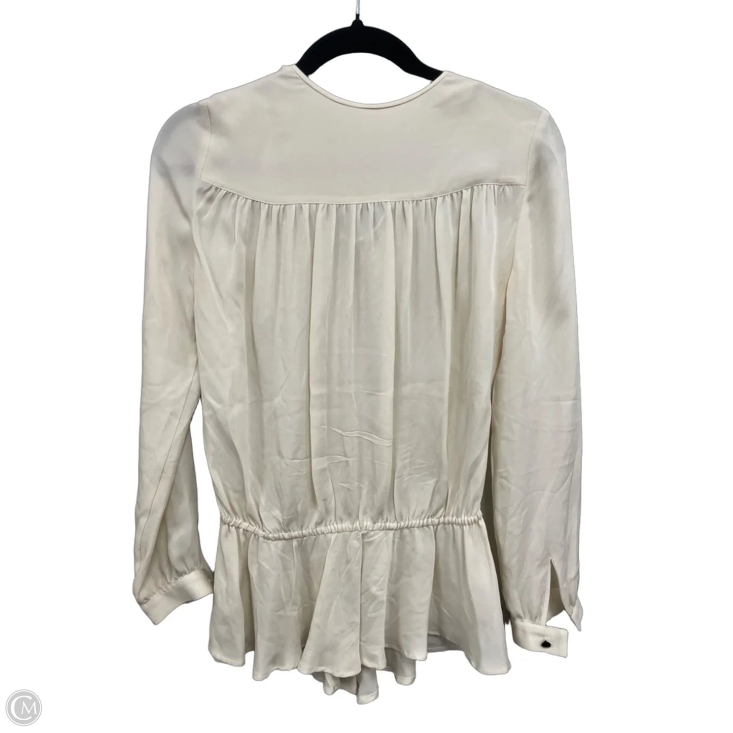 Blouse Designer By Rebecca Minkoff In Cream, Size: S