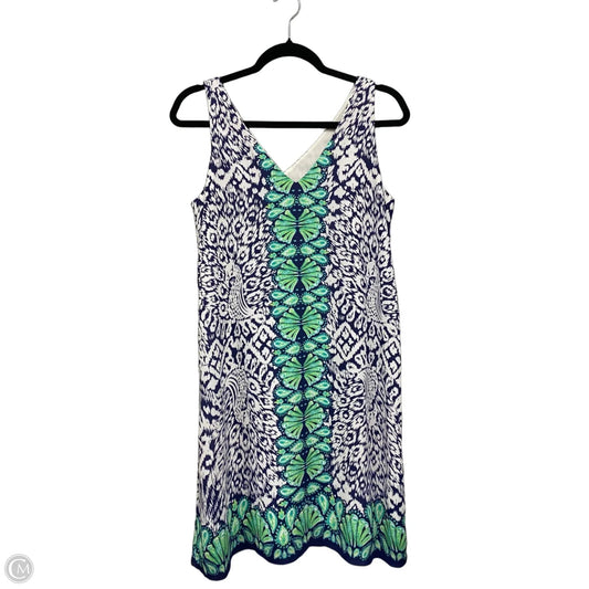 Dress Designer By Lilly Pulitzer In Blue & Green, Size: S