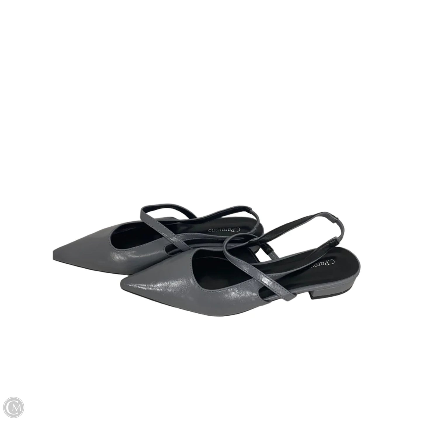 Shoes Flats By Clothes Mentor In Grey, Size: 8.5
