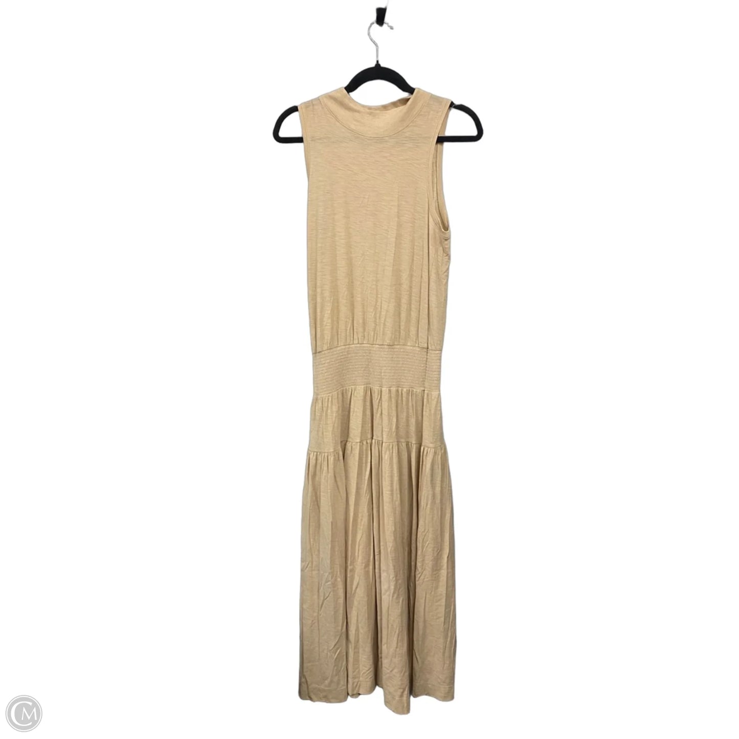 Dress Casual Maxi By Nation In Cream, Size: M
