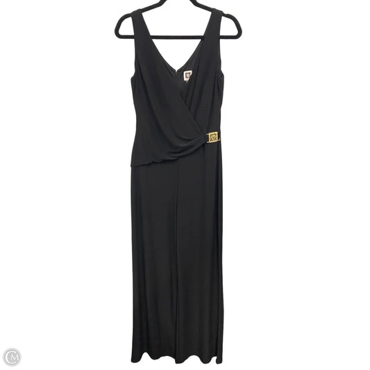 Jumpsuit By Anne Klein In Black, Size: 8