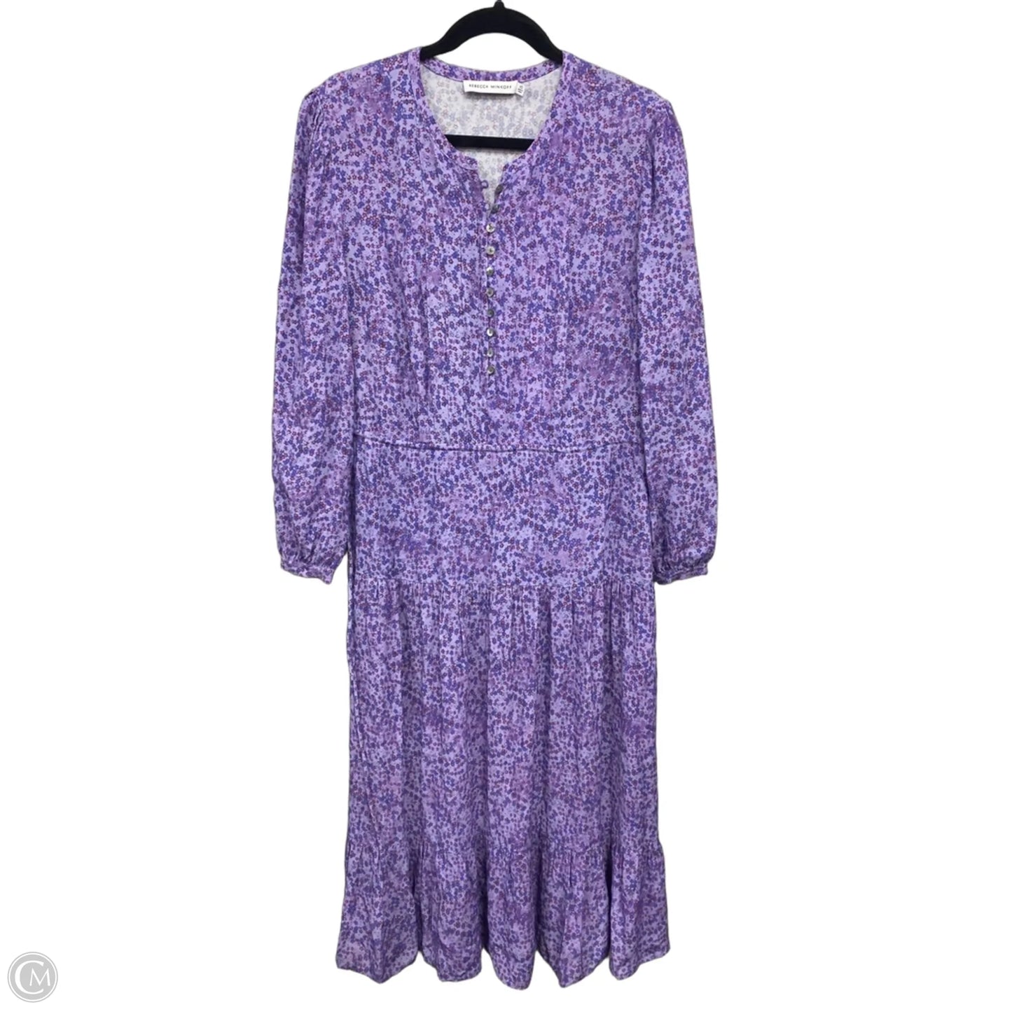 Dress Designer By Rebecca Minkoff In Purple, Size: Xs