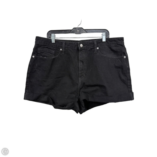 Shorts By Wild Fable In Black Denim, Size: 18