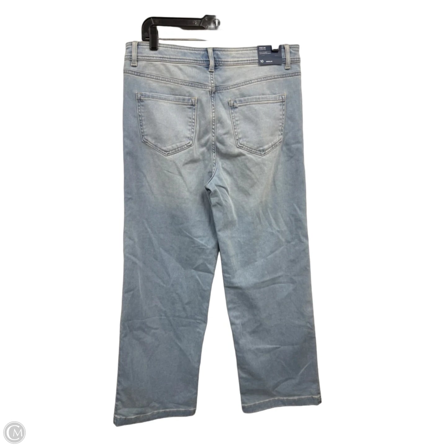 Jeans Wide Leg By J. Jill In Blue Denim, Size: 10