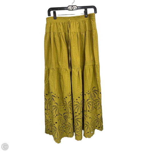 Skirt Maxi By Moon River In Green, Size: L