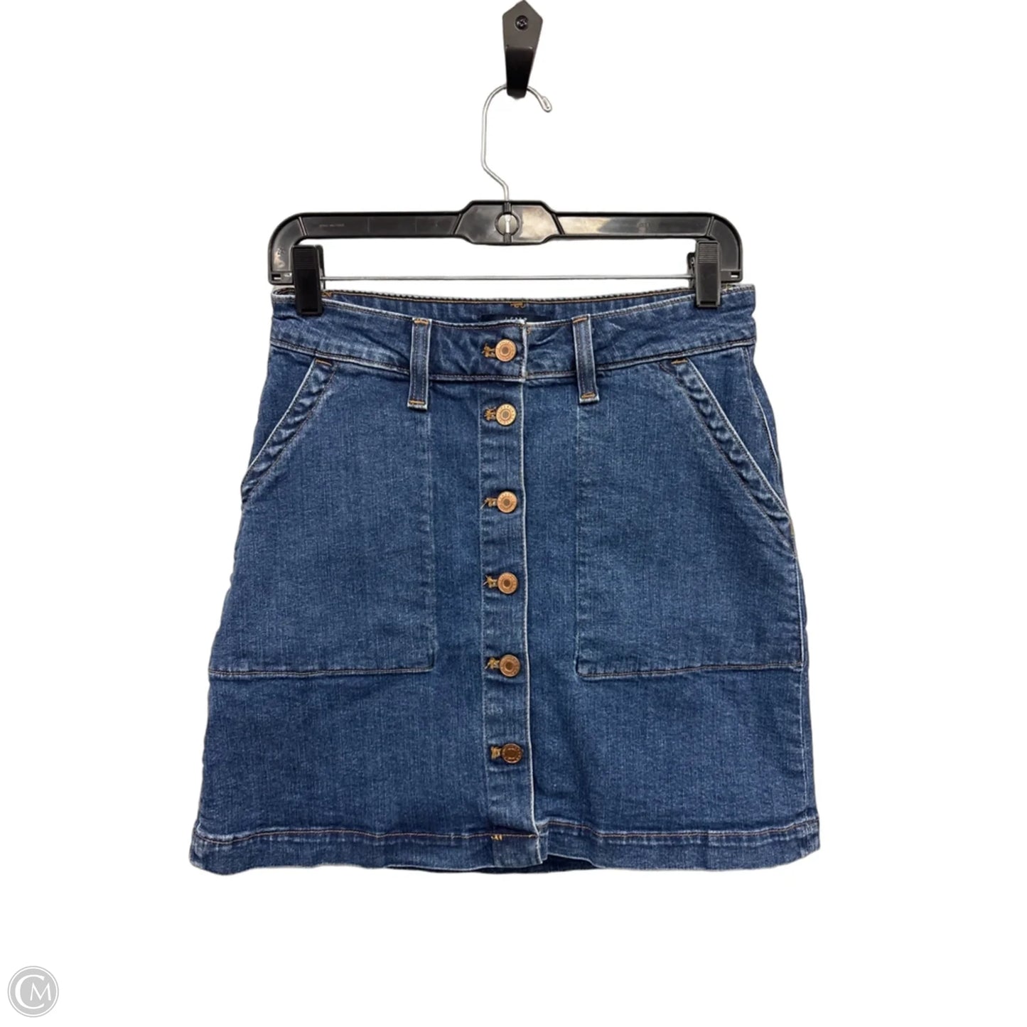 Skirt Mini & Short By J. Crew In Blue Denim, Size: 2
