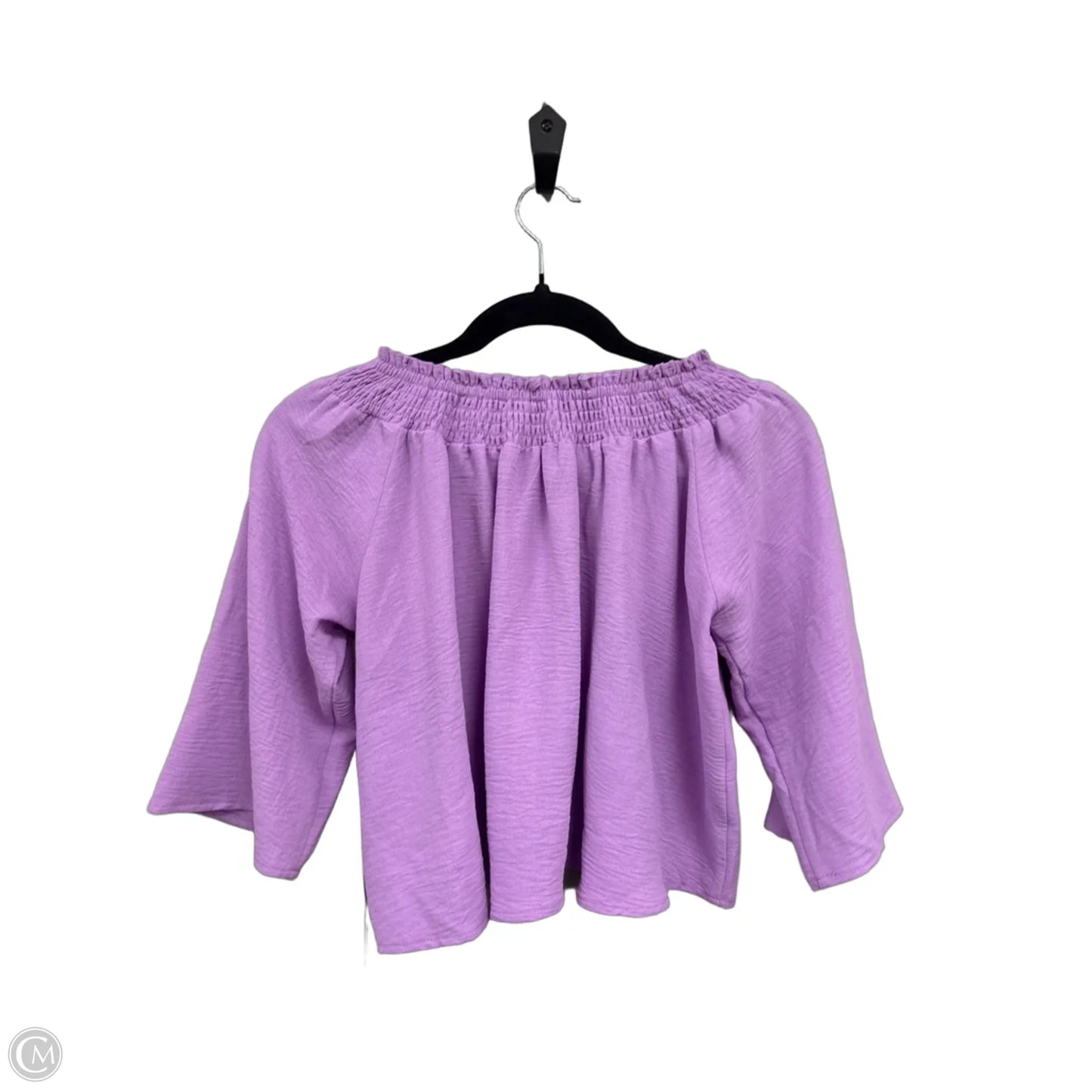 Blouse 3/4 Sleeve By Bishop + Young In Purple, Size: M