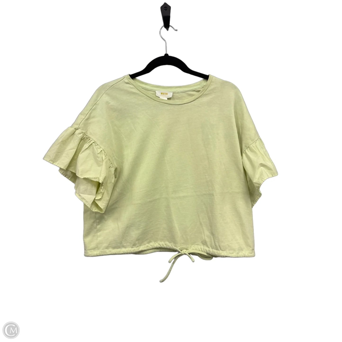 Top Short Sleeve By Maeve In Green, Size: Xl