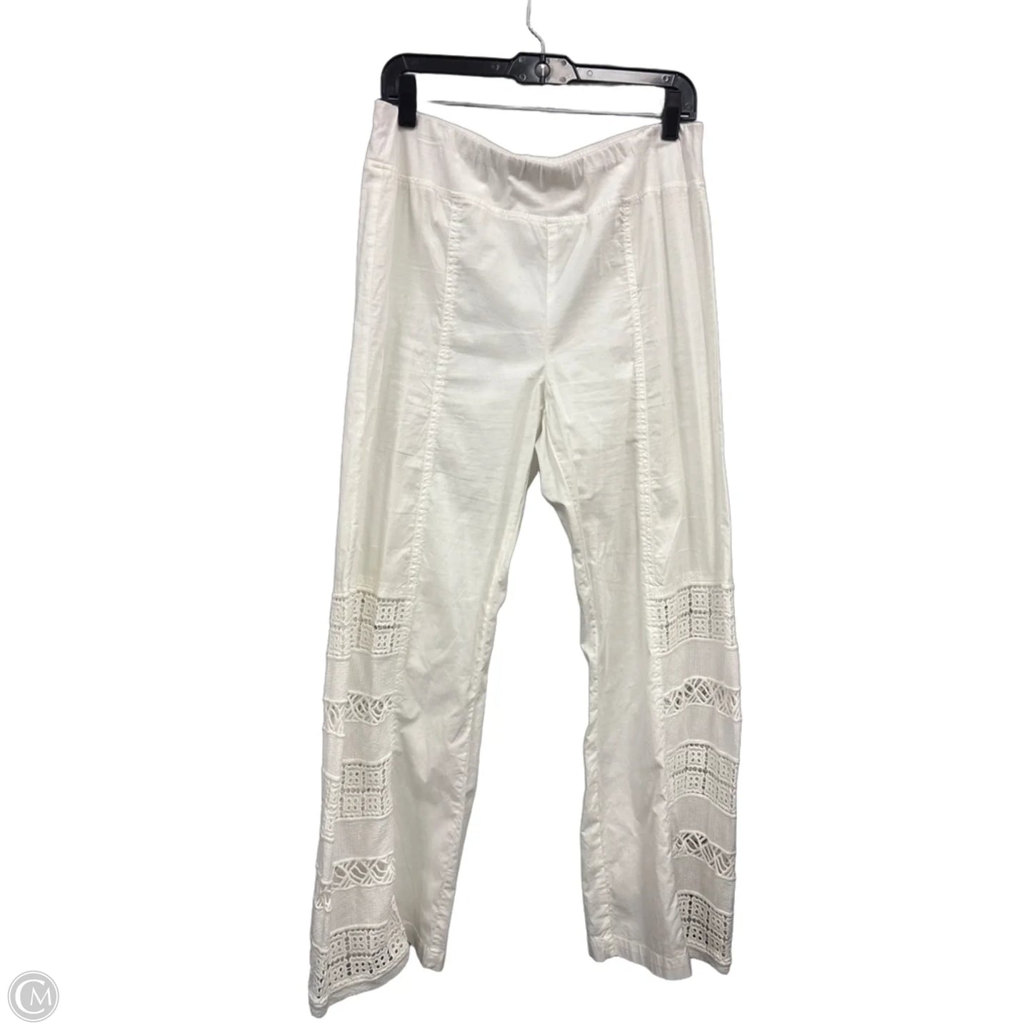 Pants Lounge By Clothes Mentor In White, Size: L