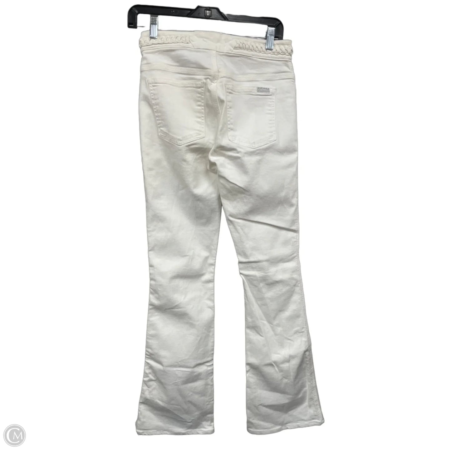 Jeans Flared By 7 For All Mankind In White, Size: 4