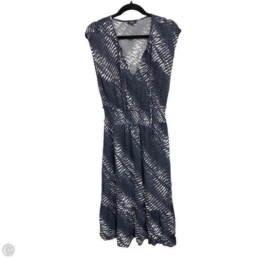 Dress Casual Midi By Rails In Blue & White, Size: M