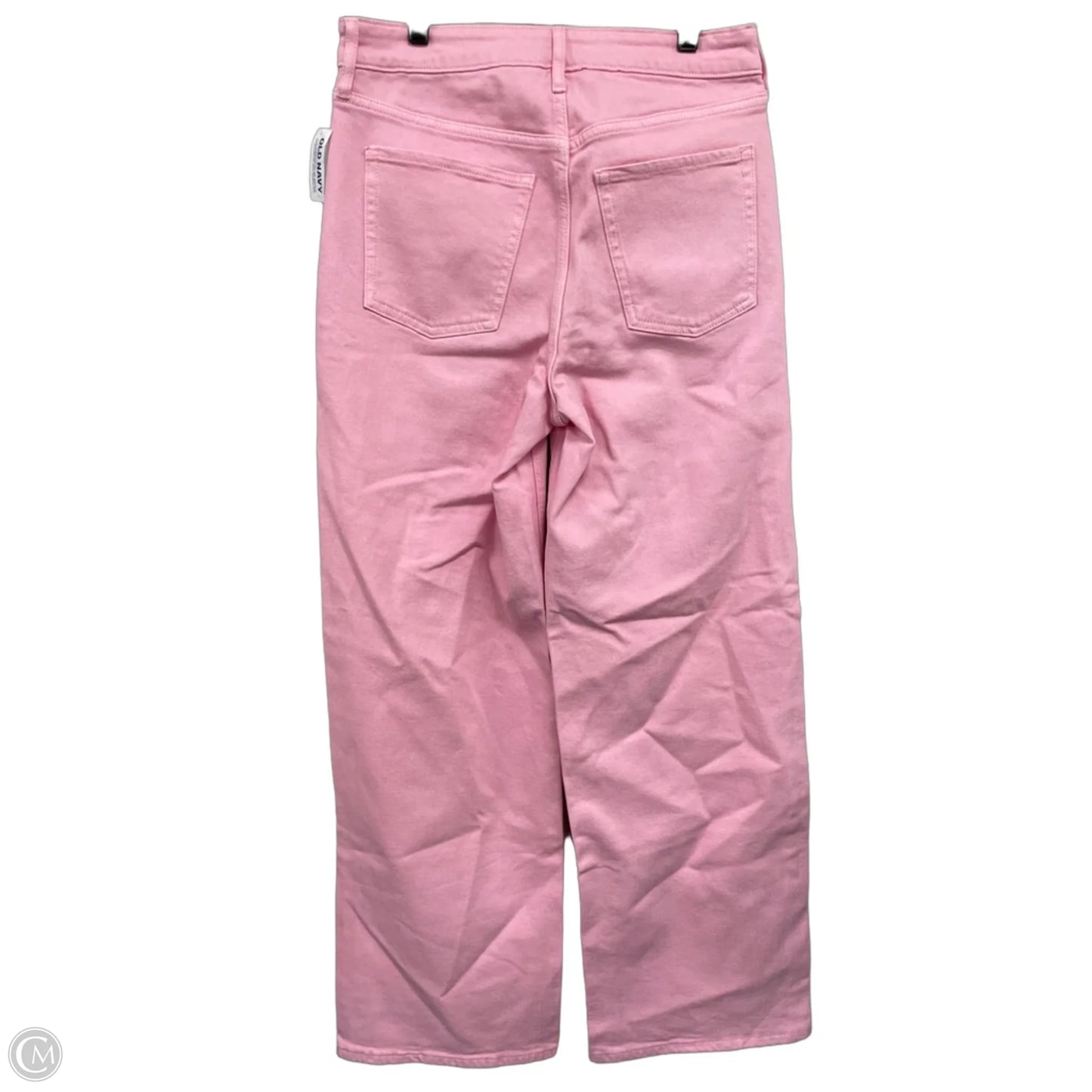 Jeans Wide Leg By Old Navy In Pink, Size: 4