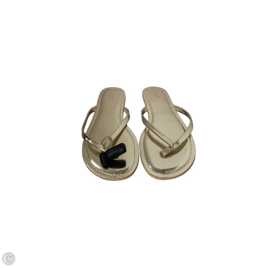 Sandals Flats By J. Crew In Gold, Size: 10