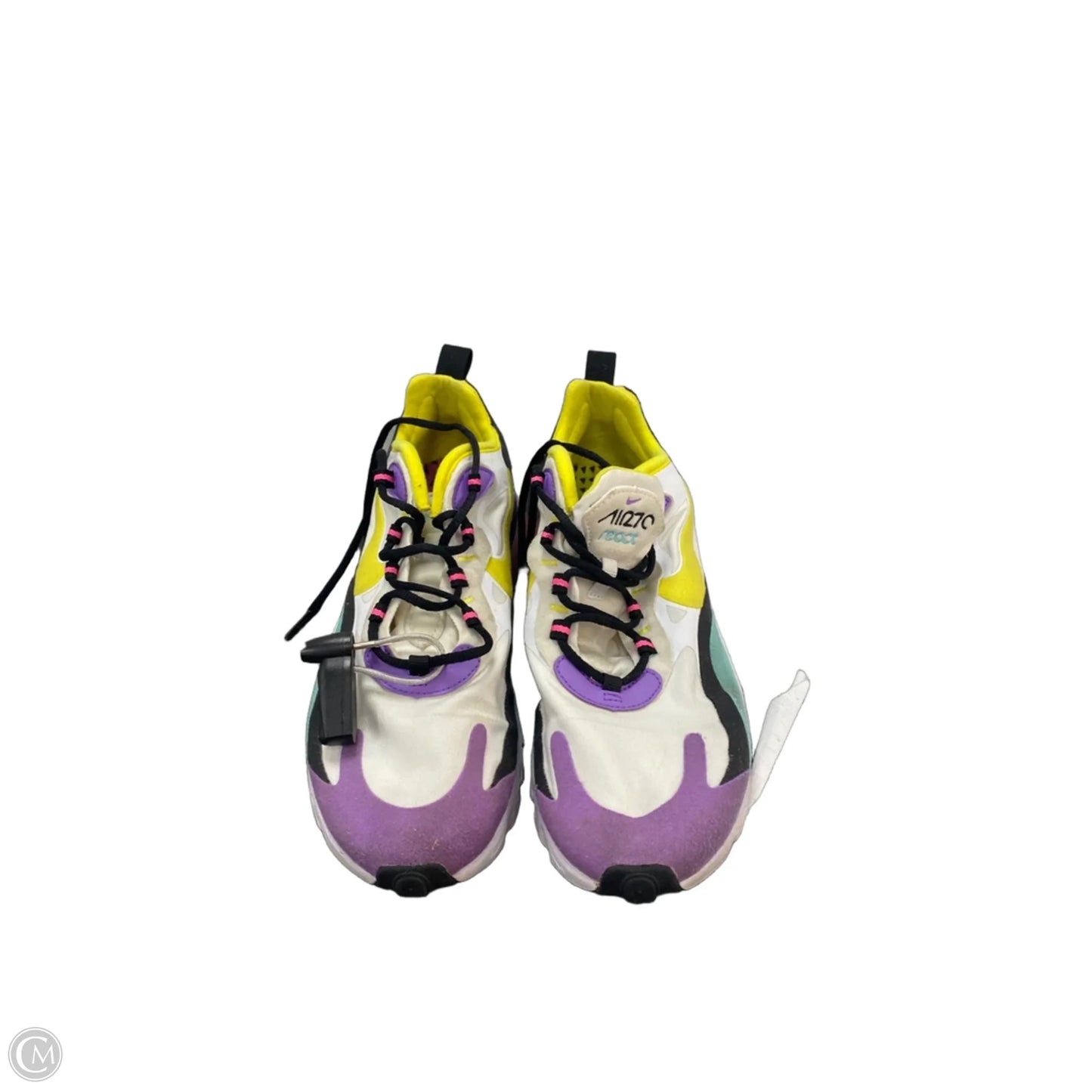 Shoes Athletic By Nike In Green & Yellow, Size: 7.5