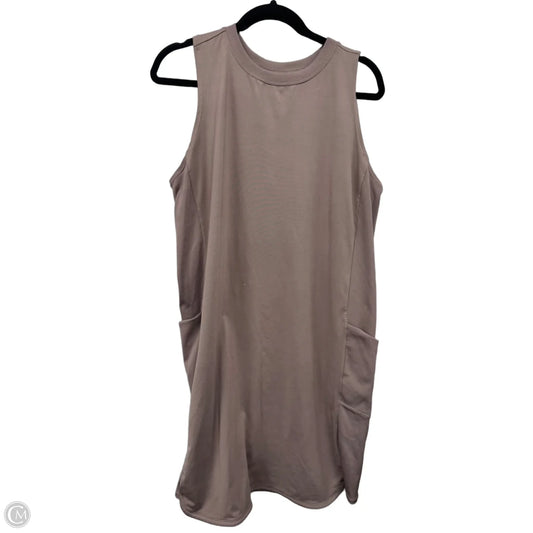Athletic Dress By Zella In Brown, Size: Xl