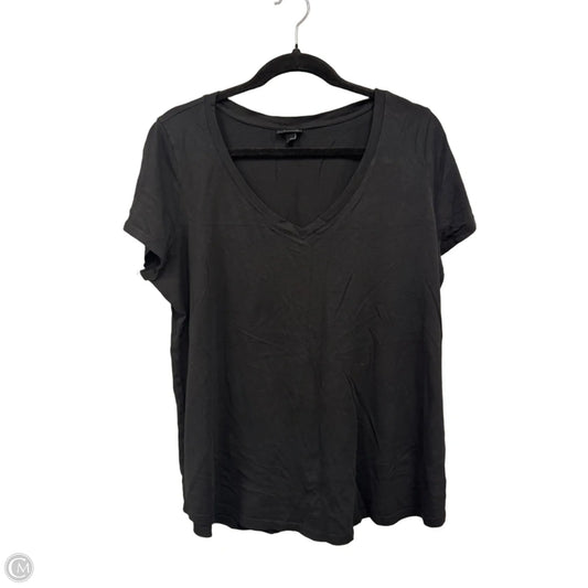 Top Short Sleeve Basic By Torrid In Black, Size: L