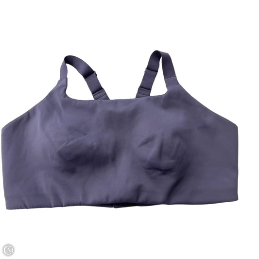 Athletic Bra By Lululemon In Purple, Size: 14