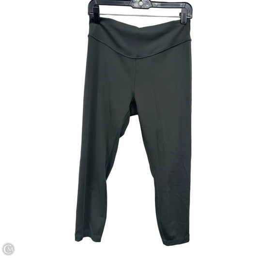 Athletic Leggings By Lululemon In Green, Size: 10