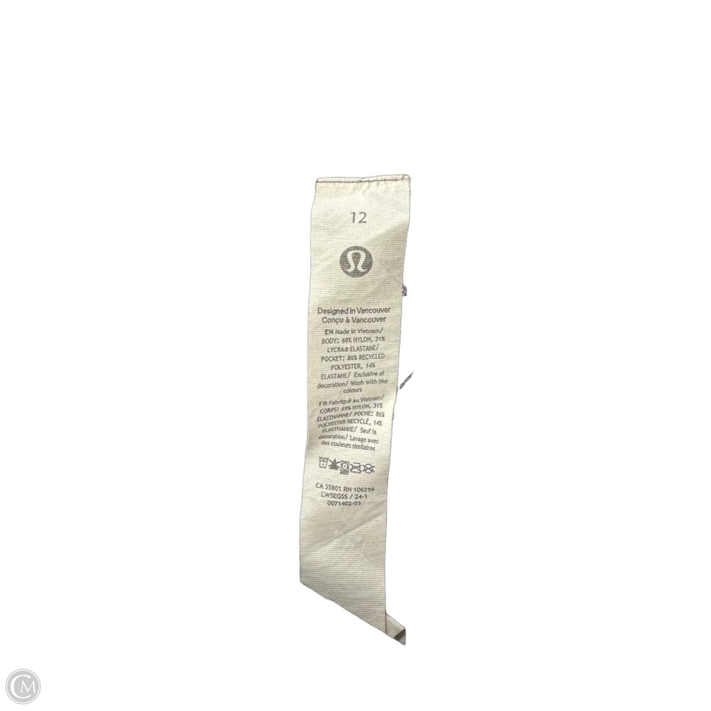 Pants Other By Lululemon In Black, Size: 12