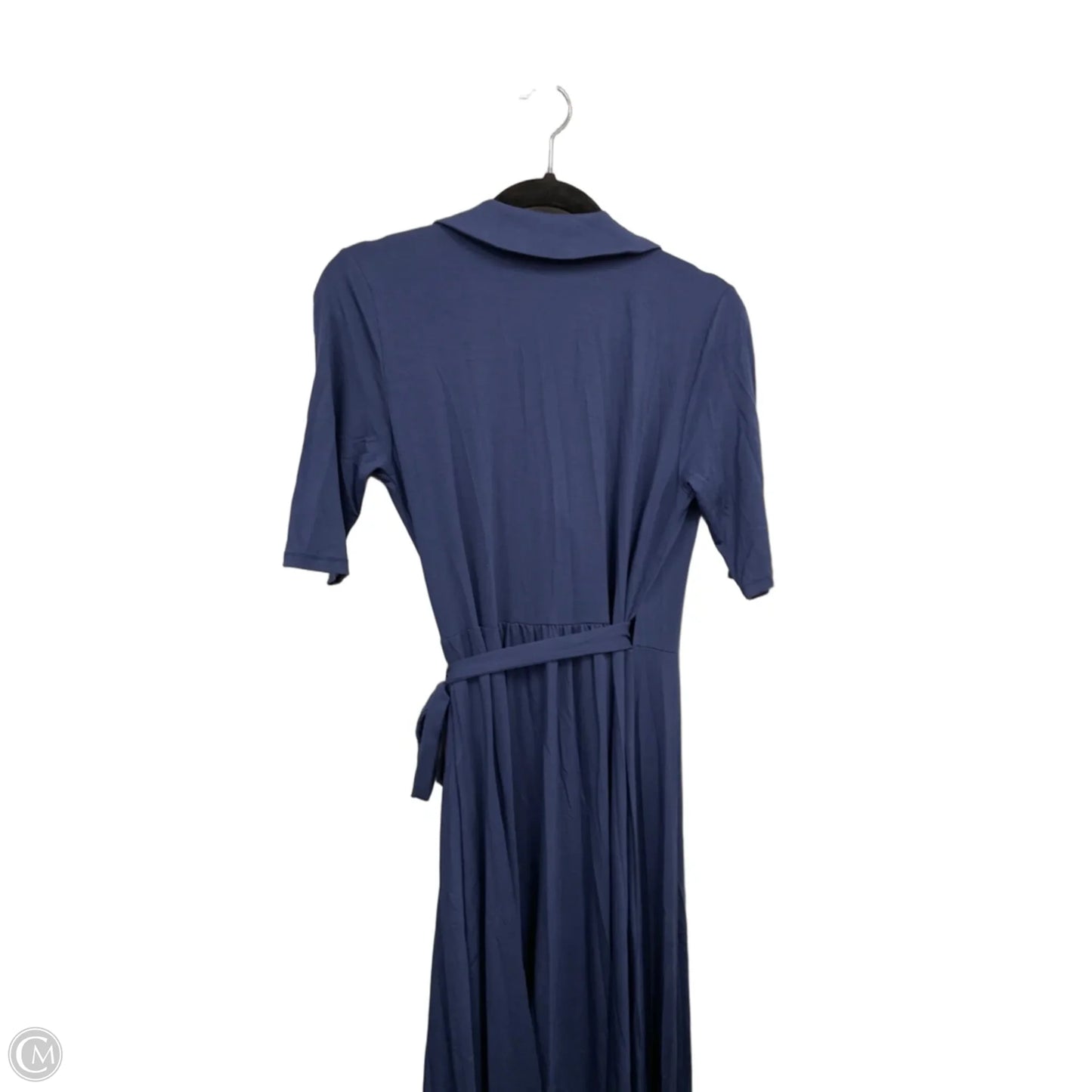 Dress Casual Maxi By Quince In Navy, Size: M