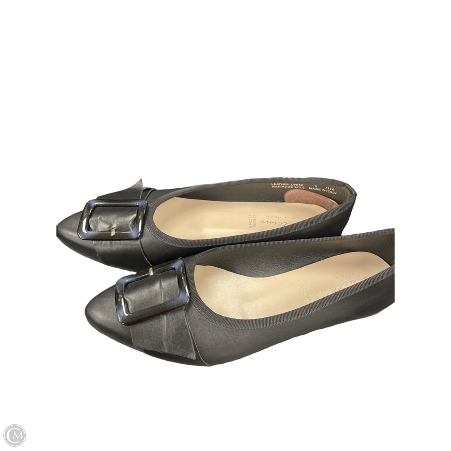 Shoes Flats By Clothes Mentor In Black, Size: 8.5