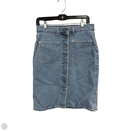 Skirt Mini & Short By Levis In Blue Denim, Size: 4