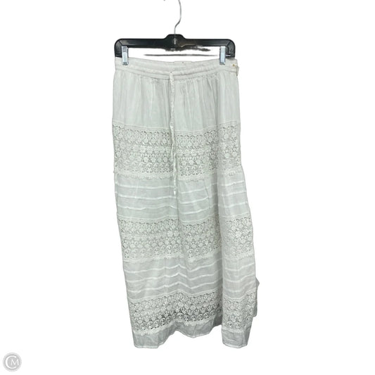 Skirt Maxi By Clothes Mentor In White, Size: S