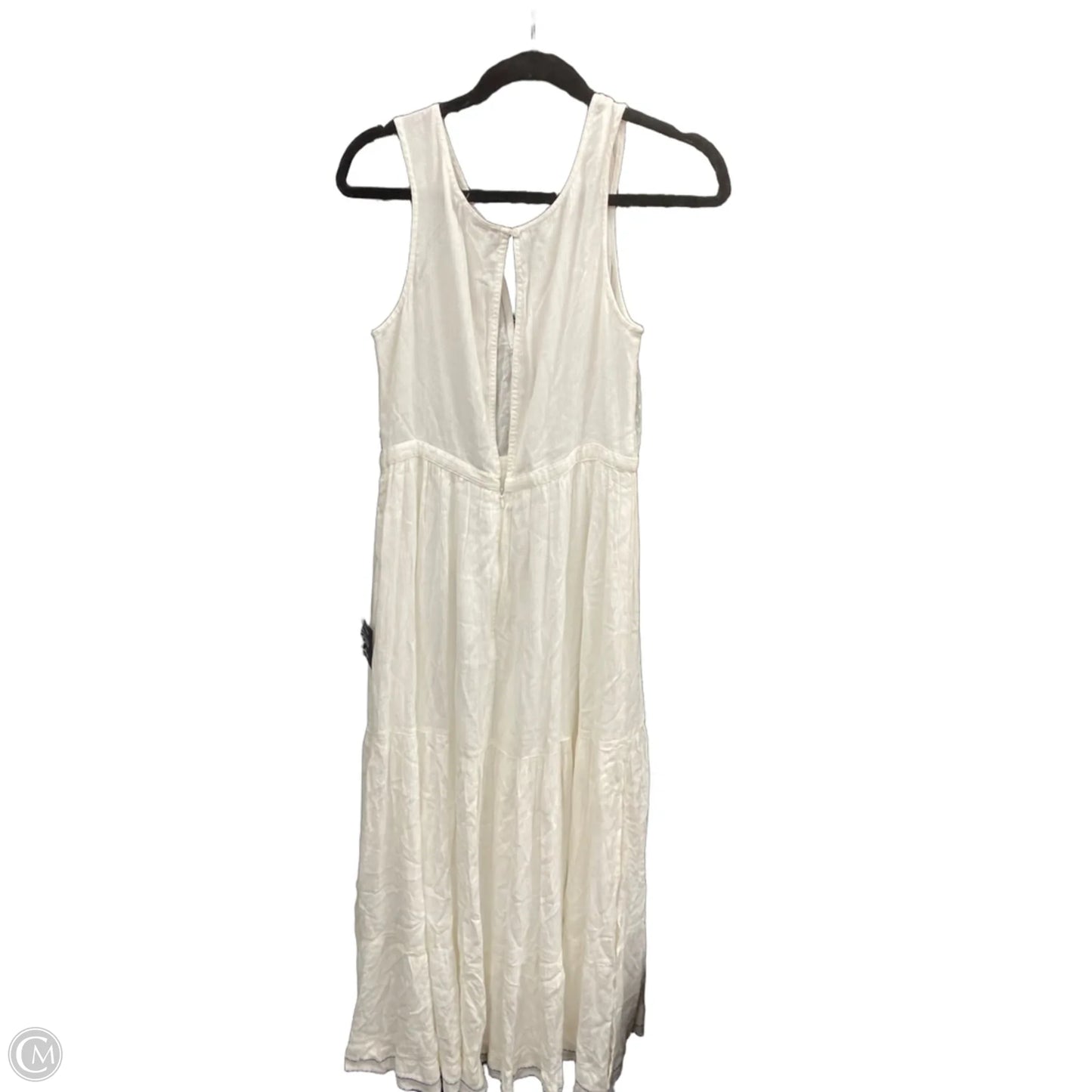 Dress Casual Maxi By Lulus In White & Yellow, Size: M
