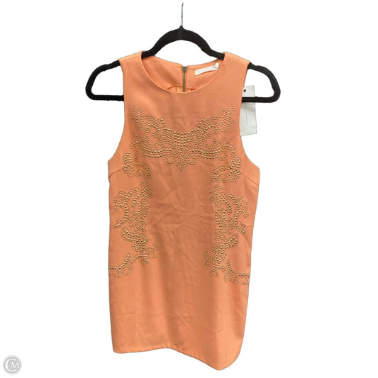 Dress Casual Short By Lush In Peach, Size: M