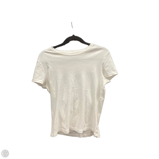 Top Short Sleeve Basic By Vineyard Vines In White, Size: L