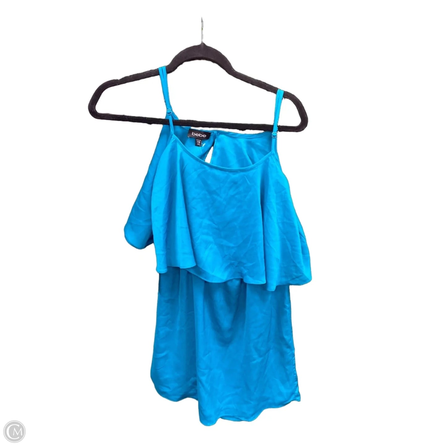 Dress Casual Short By Bebe In Teal, Size: Xs