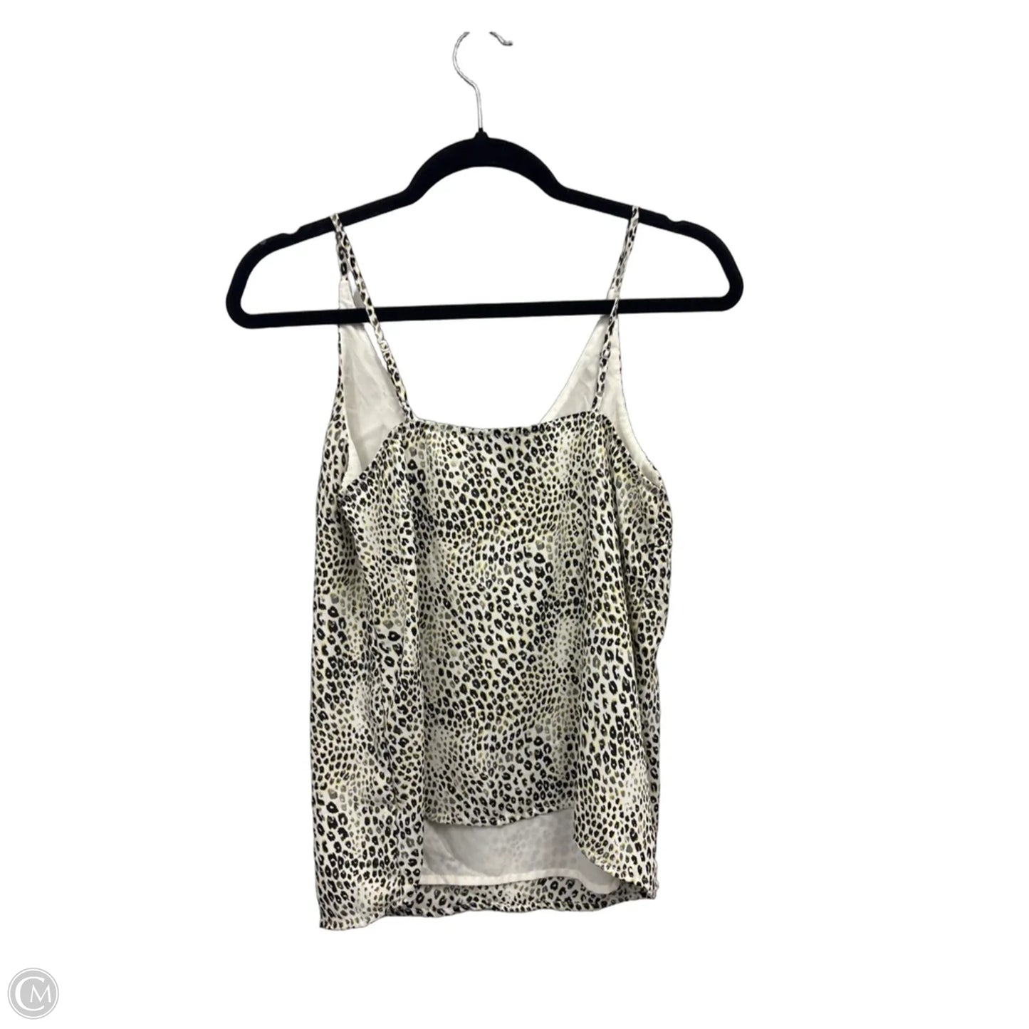 Top Sleeveless By Banana Republic In Black & Yellow, Size: Xs